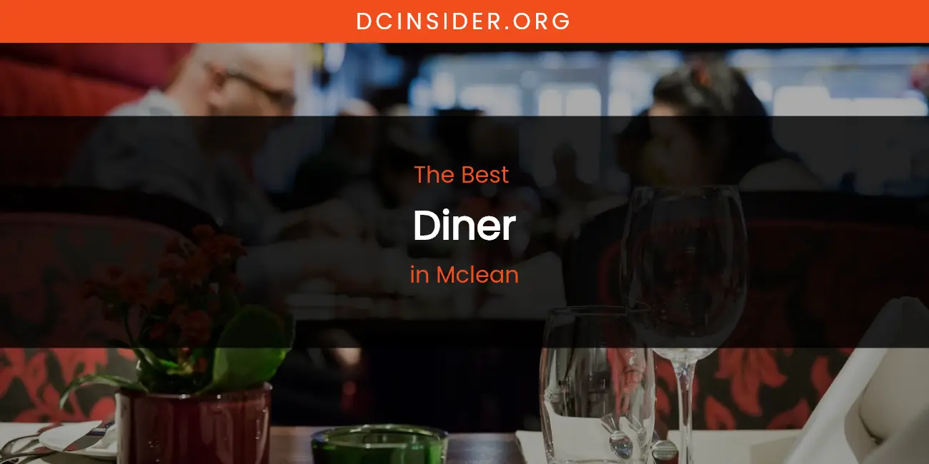 Mclean's Best Diner featured