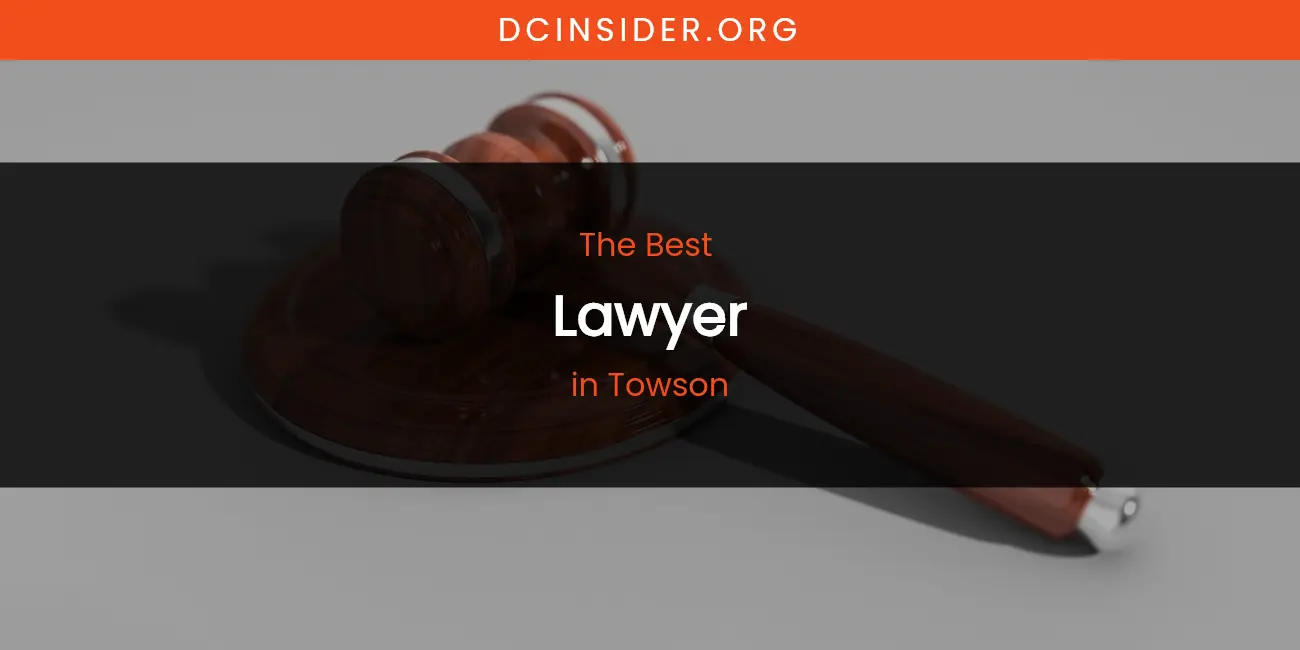 Towson's Best Lawyer featured